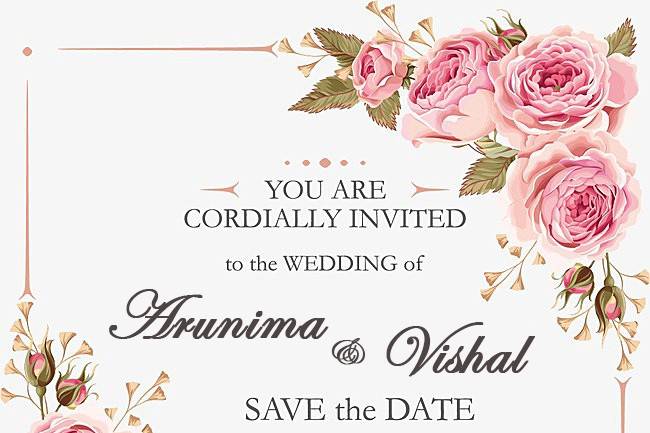 Wedding invite