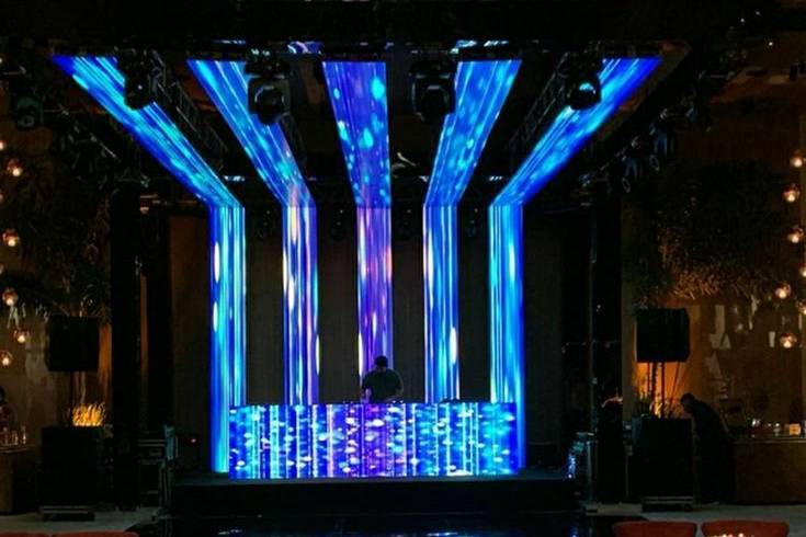 Led mapping grand stage