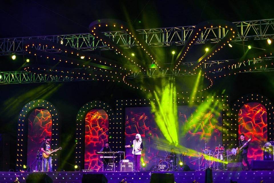 Led mapping grand stage