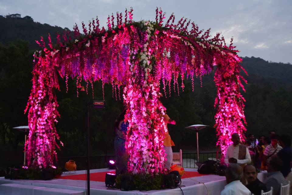 Orchid Theme Vidhi Mandap