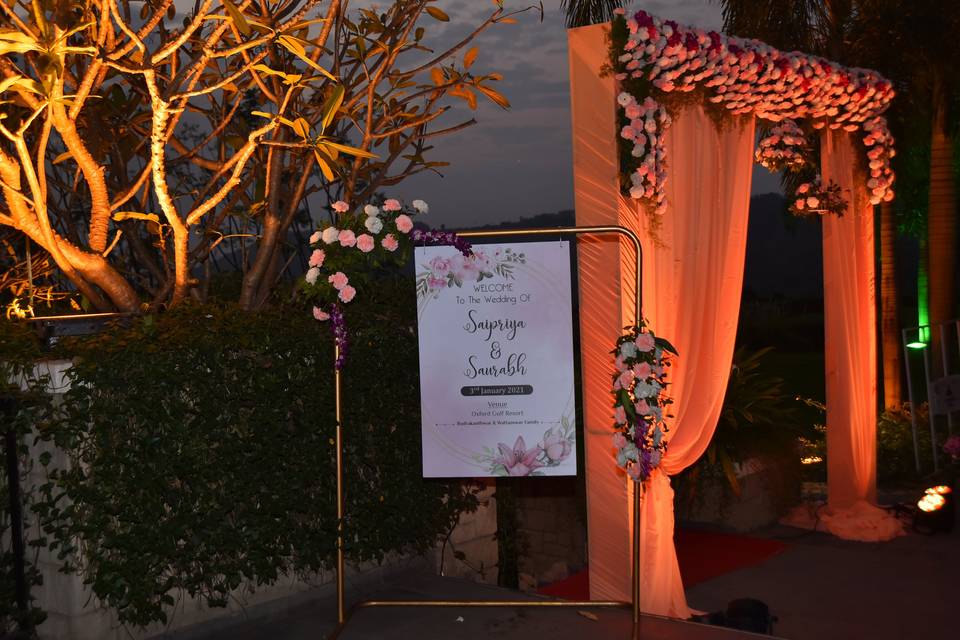 Orchid Theme Vidhi Mandap