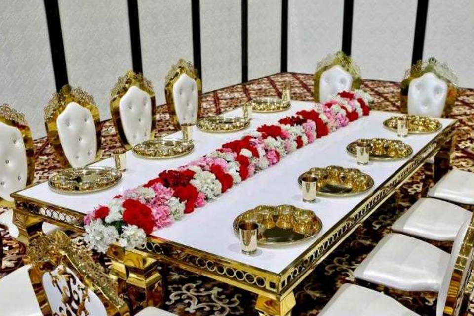Royal Shai bhoj  setup