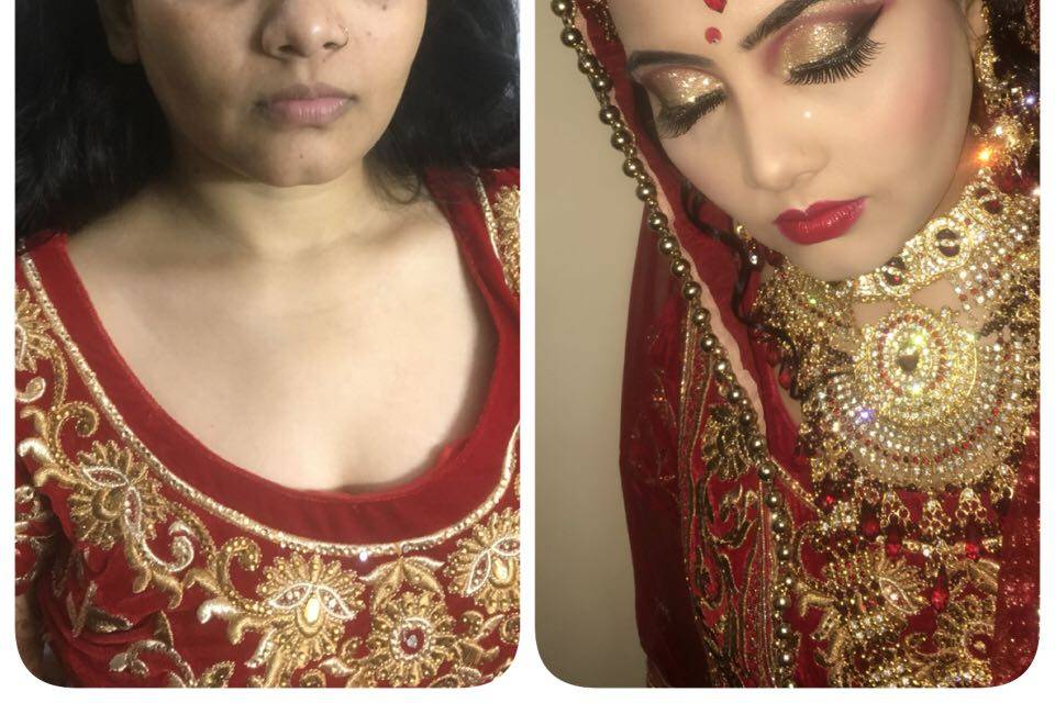 Bridal makeup