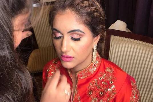 Bridal makeup