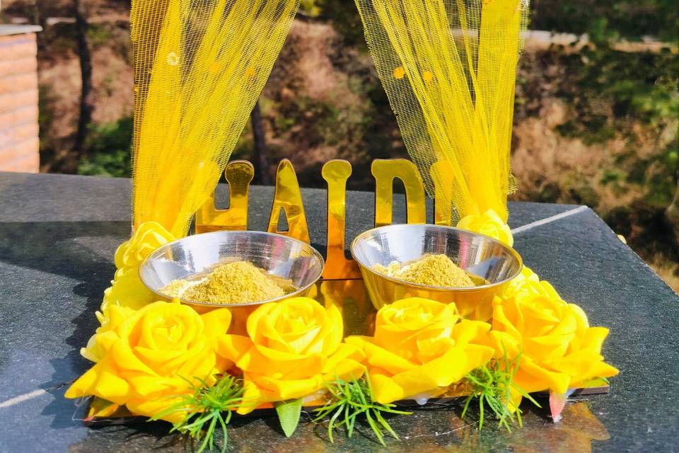 Haldi decor
