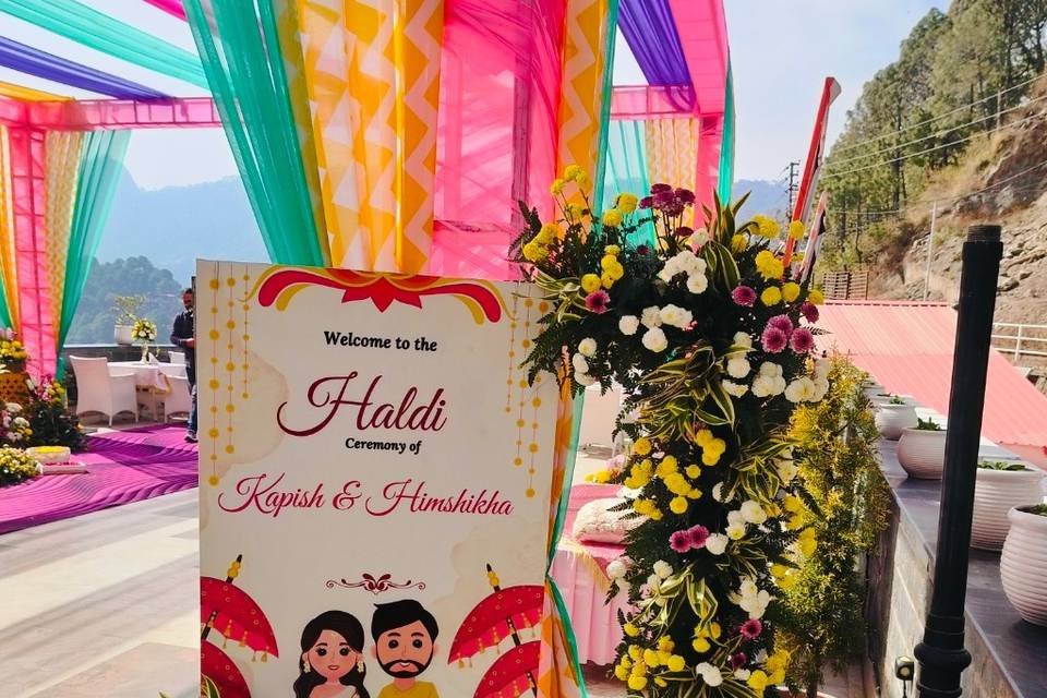 Haldi decor