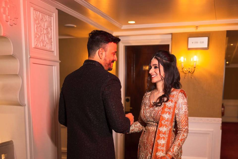 Sangeet Couple Portrait