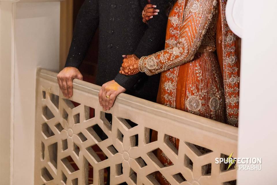 Sangeet Couple Portrait