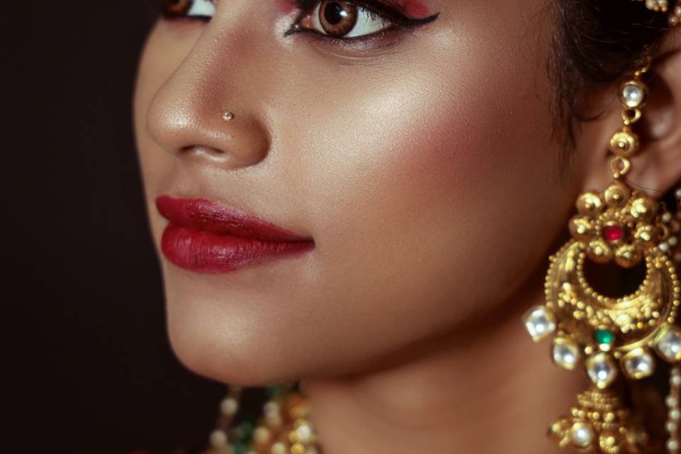 Bridal makeup