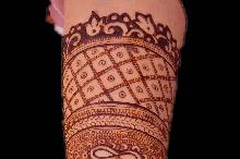 Floral mehandi