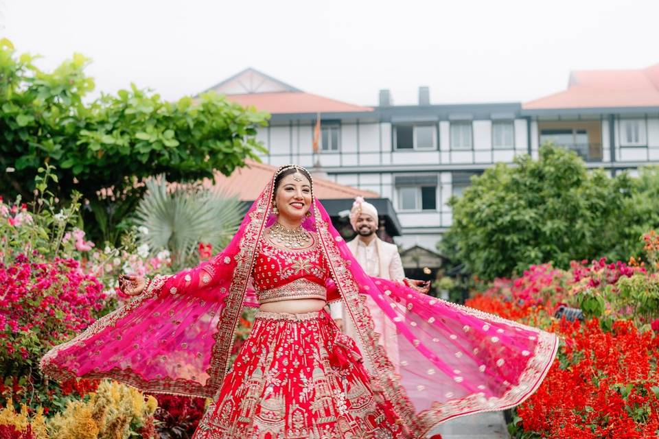 Couple portrait in mayfair