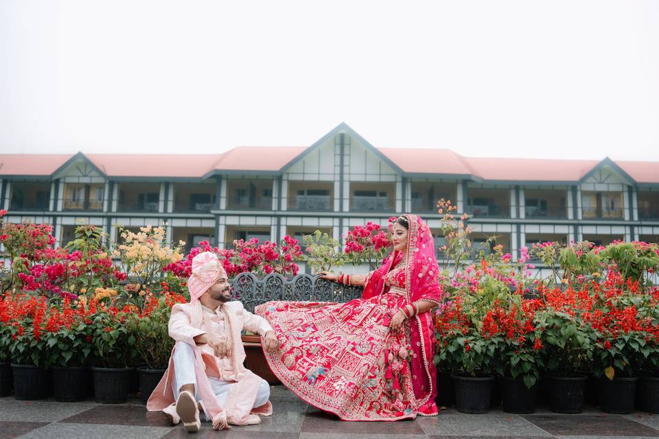 Couple portrait in mayfair
