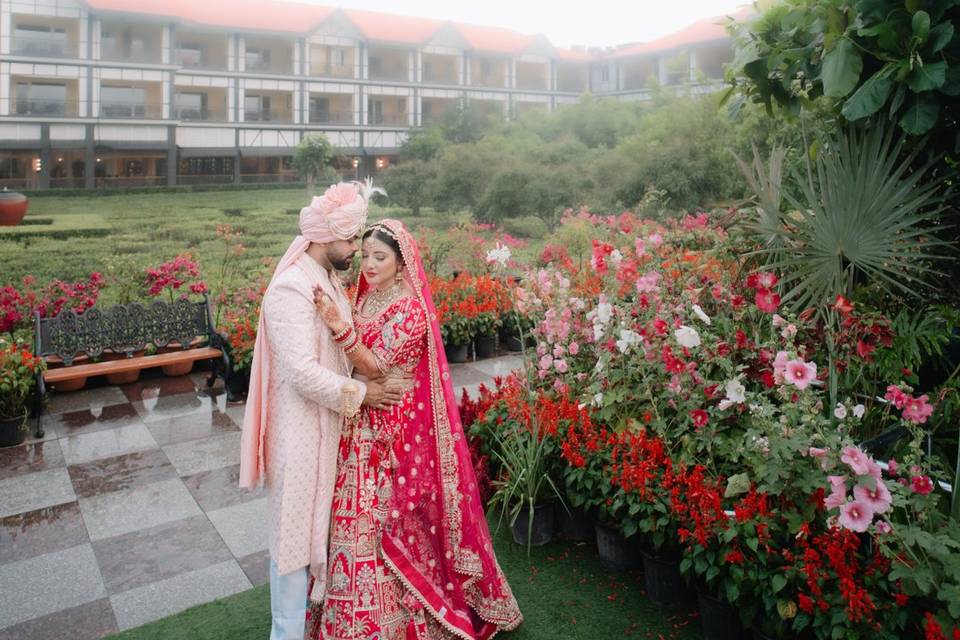 Couple portrait in mayfair