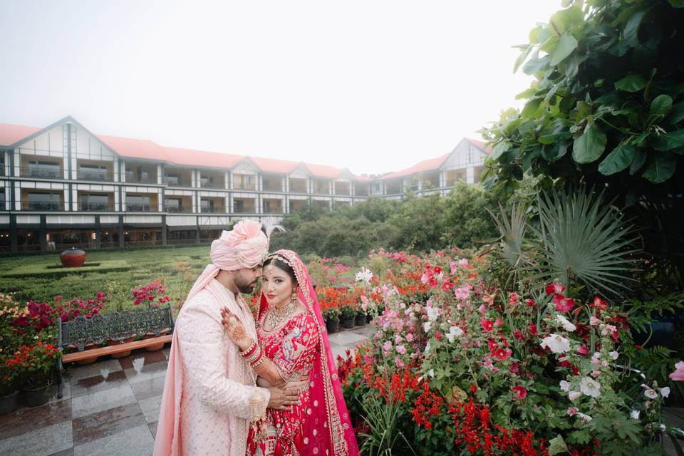 Couple portrait in mayfair