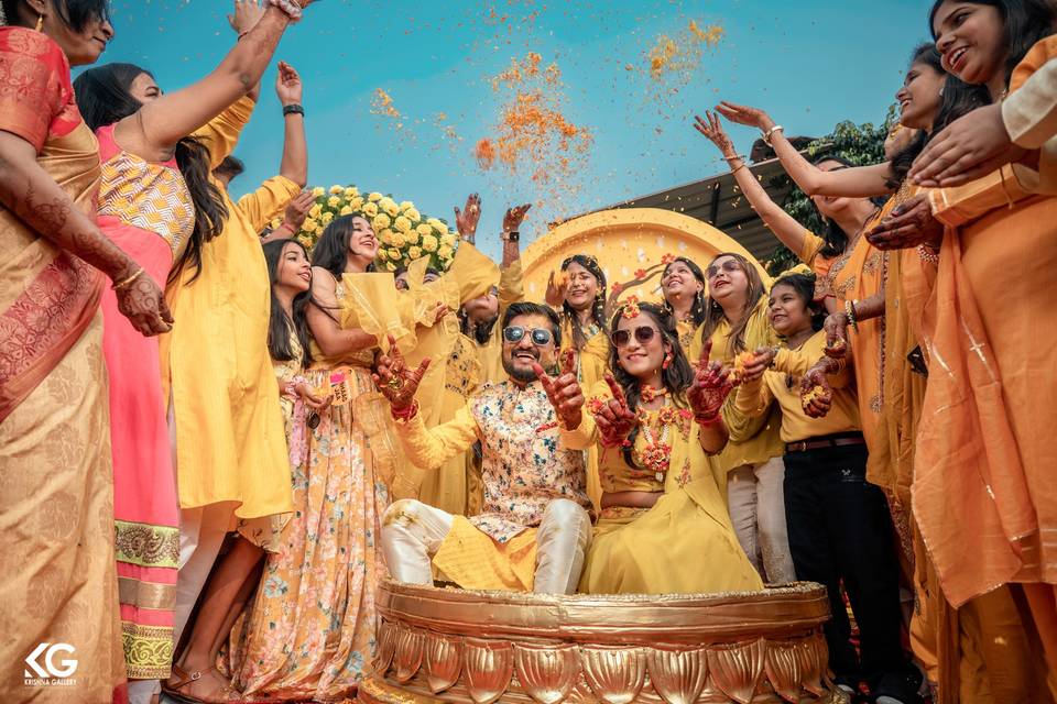 Haldi candid