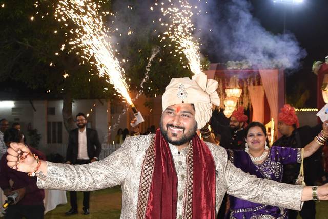 Groom's entry