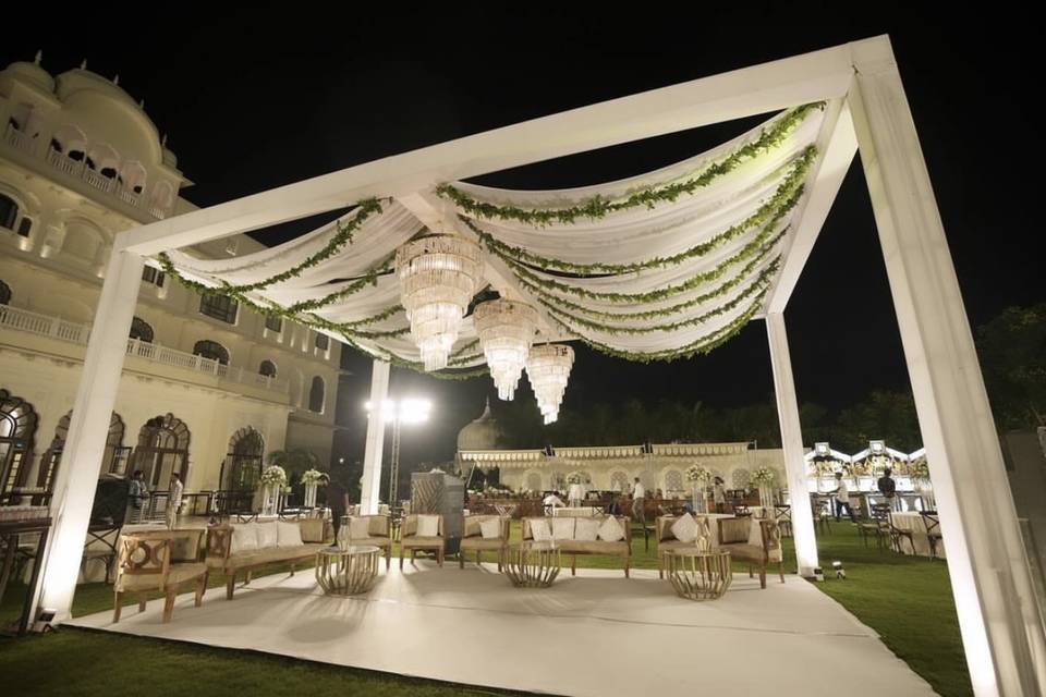 Reception decor