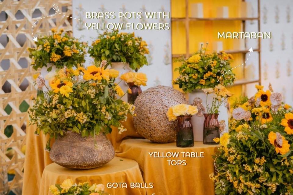 Haldi props