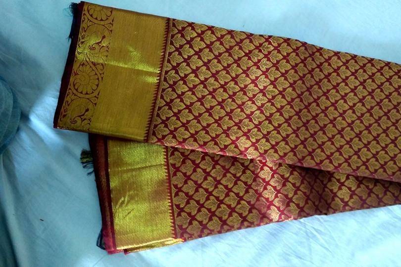 Designer silk saree