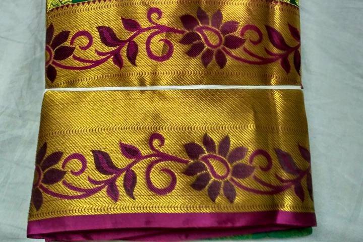 Designer silk saree