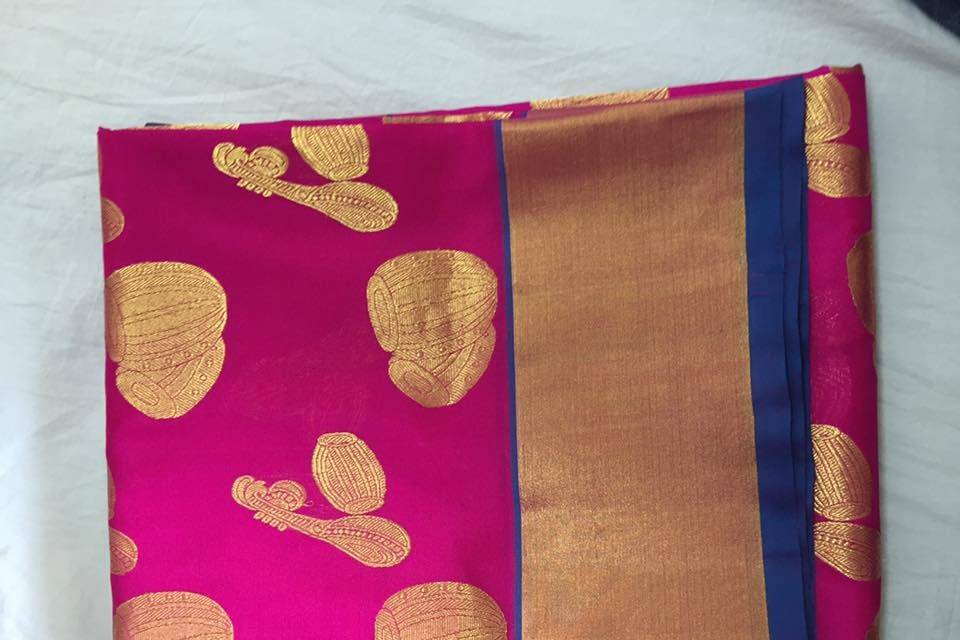 Designer silk saree