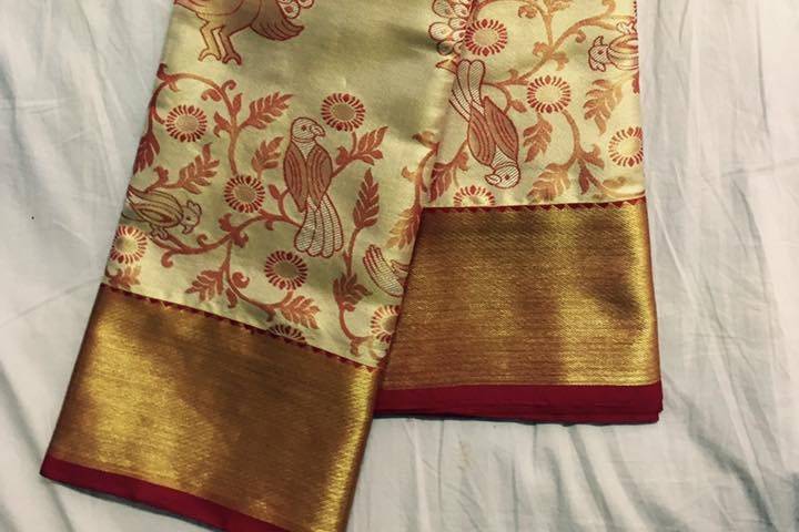 Designer silk saree