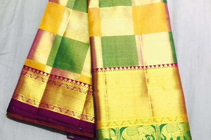 Designer silk saree