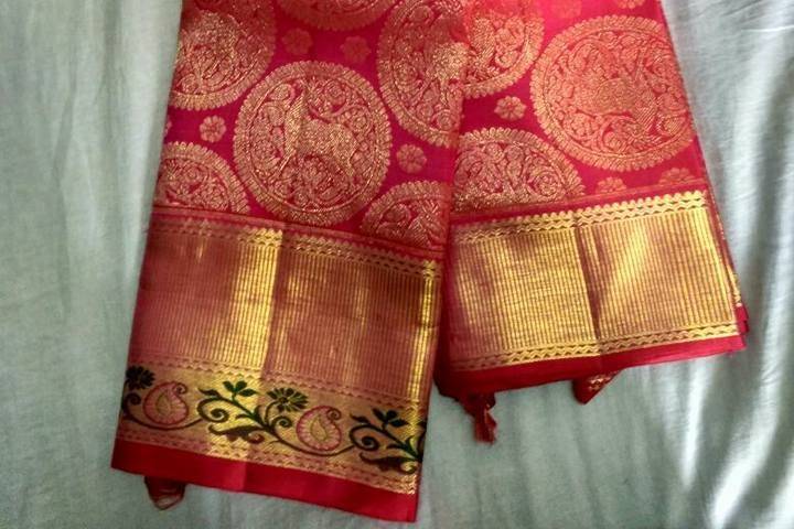 Designer silk saree