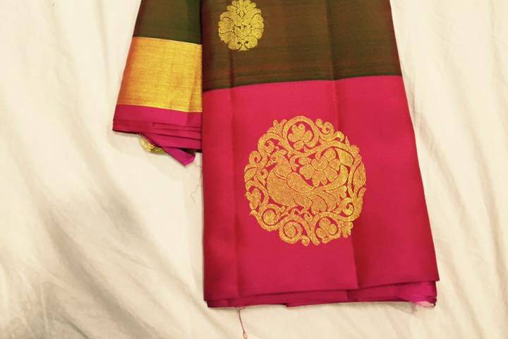 Designer silk saree