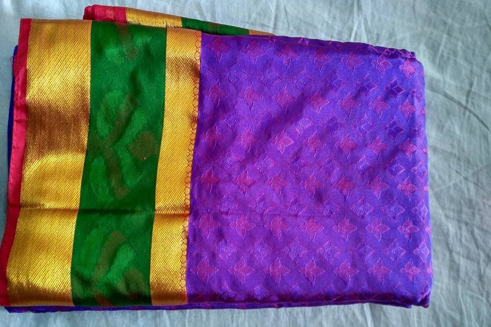 Designer silk saree