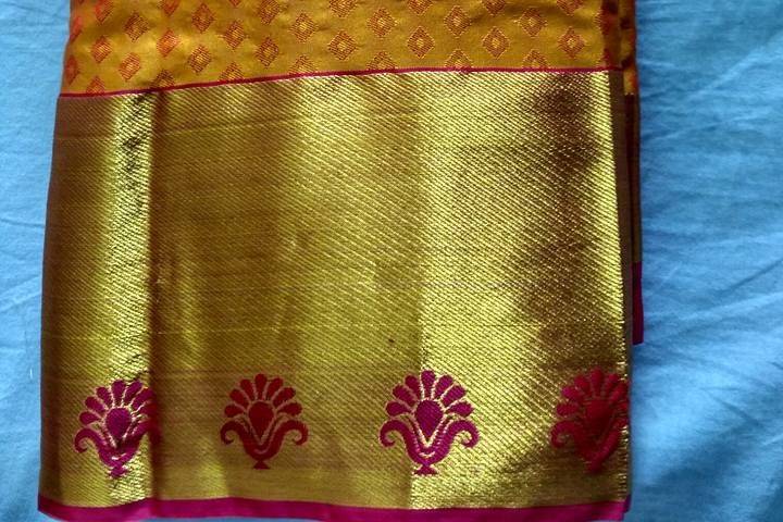 Designer silk saree