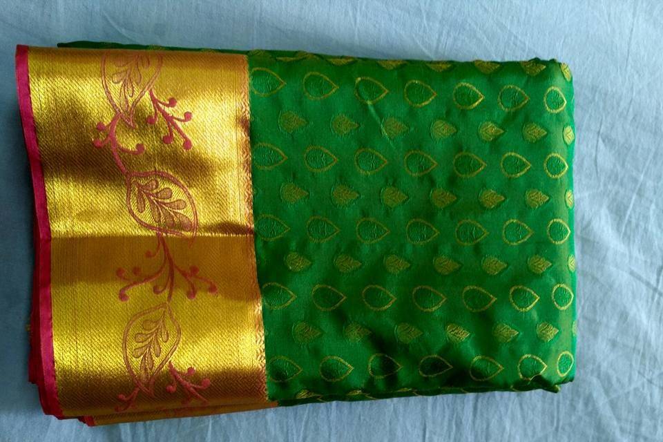 Designer silk saree