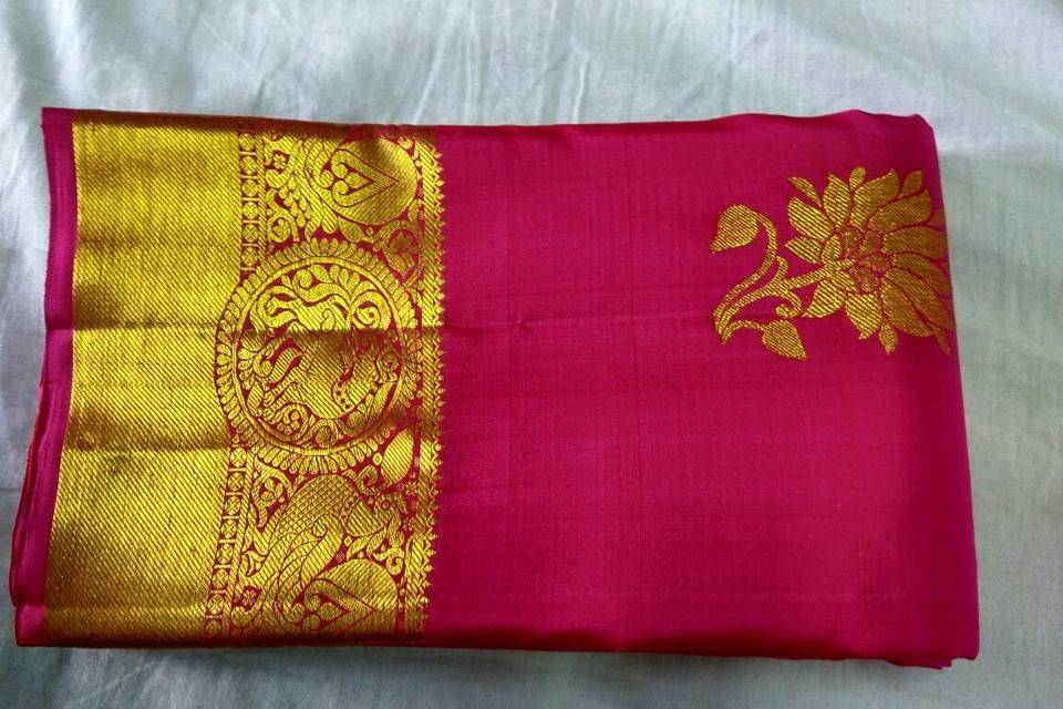 Designer silk saree