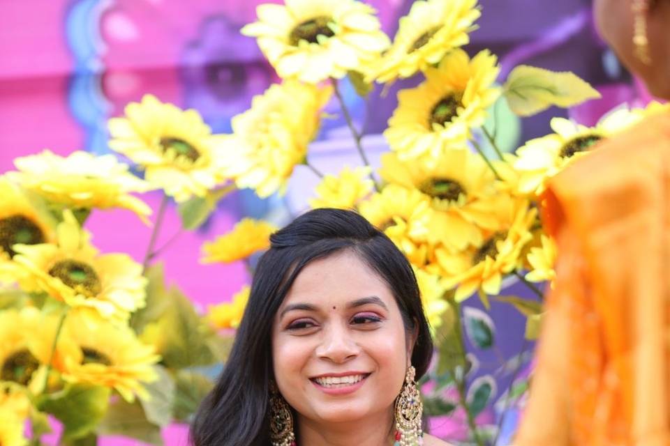 Haldi bride💛🩷