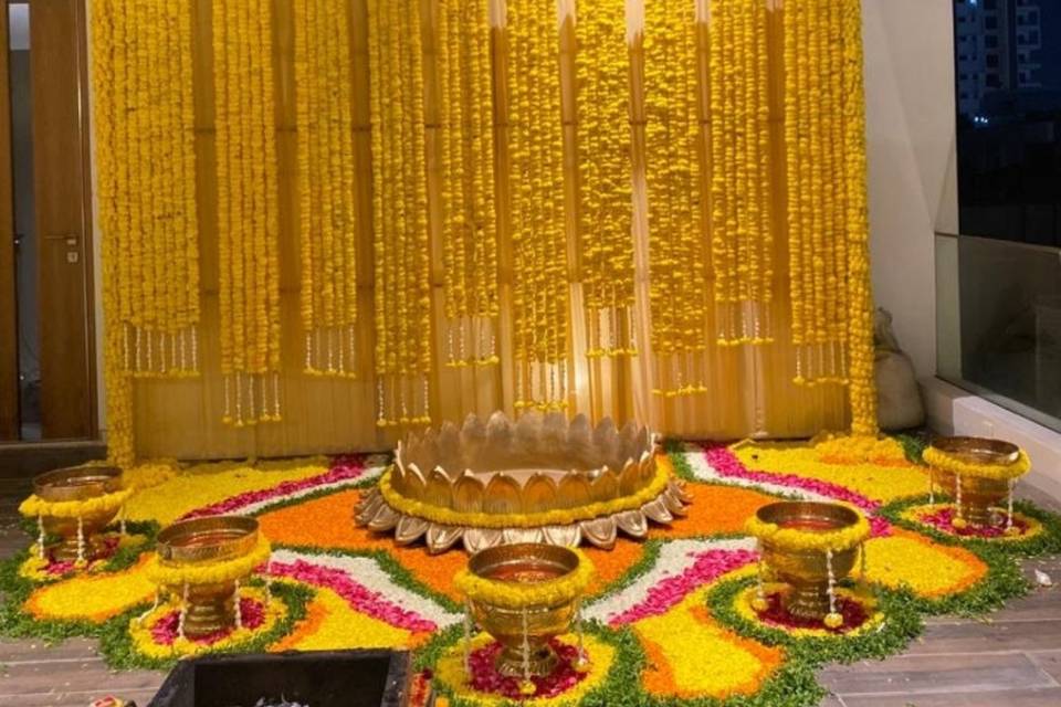 Haldi decor