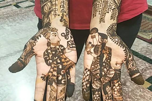 Dulhan Mehandi Designer in Delhi, Rajasthani Dulhan Mehandi Artist in  Delhi, Dulhan Mehandi Designer Punjab