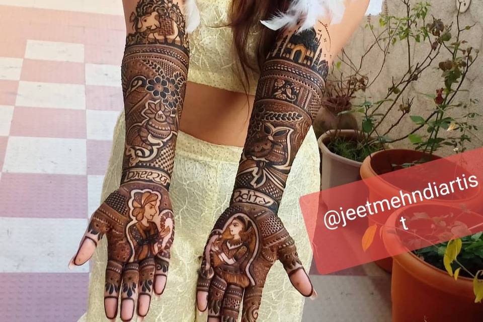 Customise mehandi