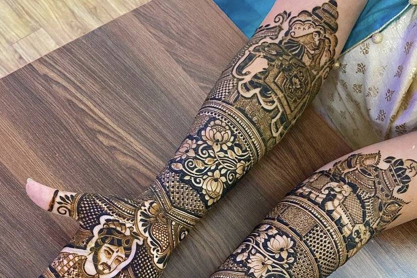 Unknown bridal mehandi