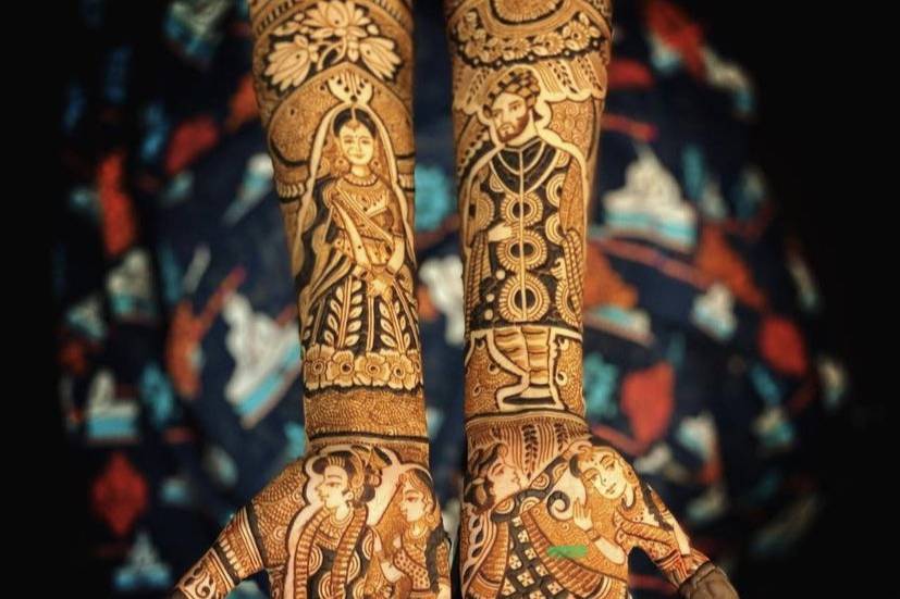 Beautiful bridal mehandi