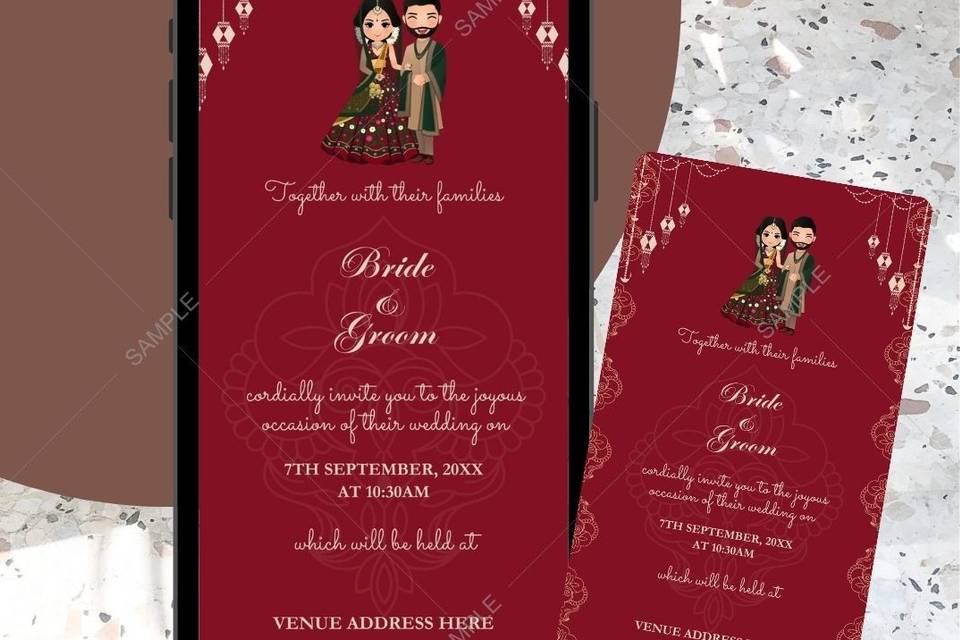 Customised invite