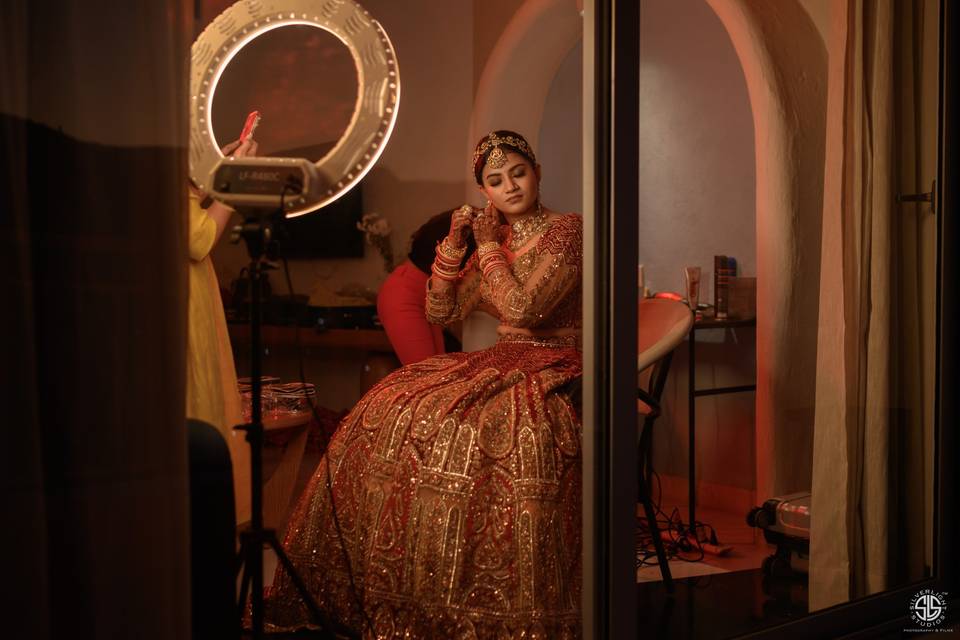 Bride's portrait
