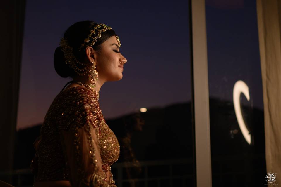 Bride's portrait