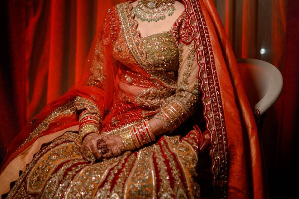 Bride's portrait