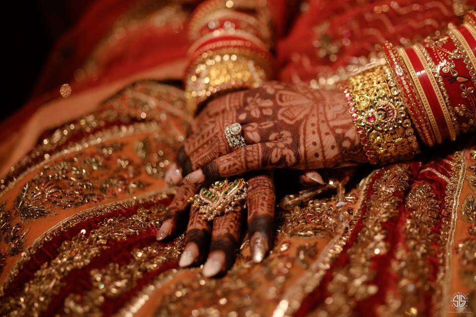 Bride's portrait