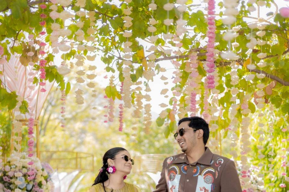 Couple candid portraits