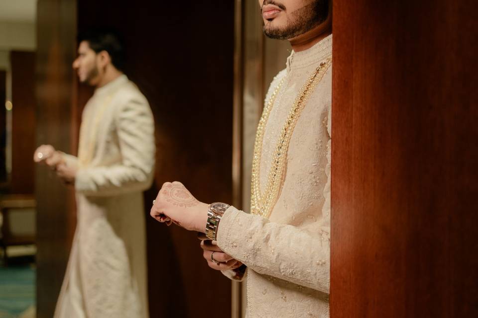 Groom's shot