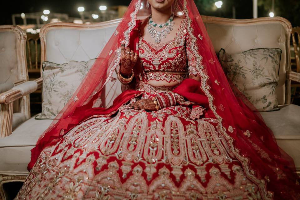 Bride's portrait