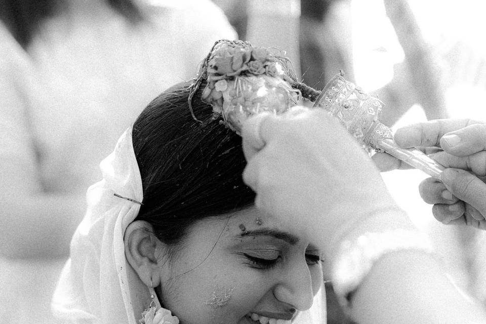 Bride's Haldi Candid