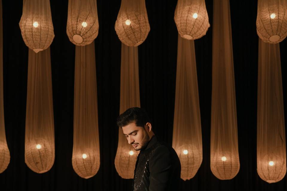 Groom's portrait