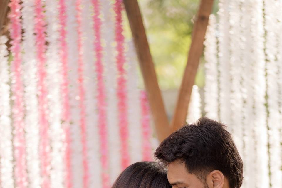 Couple's candid